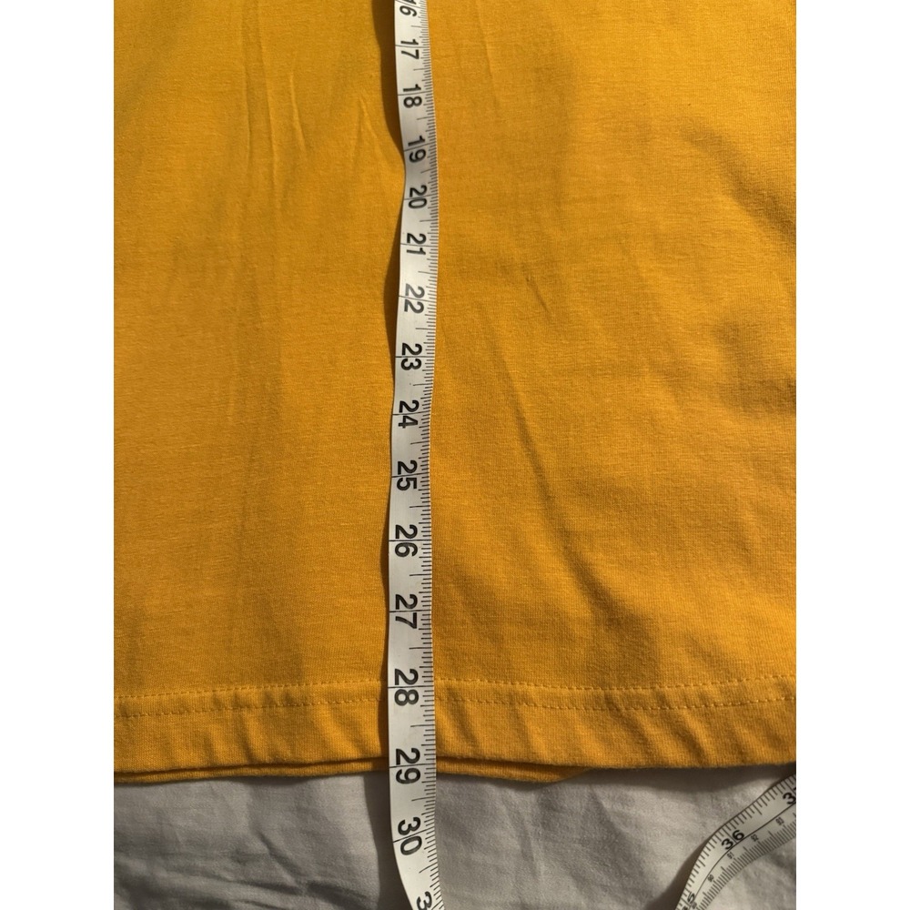 Rebel Vengeance Biere Tee Shirt Yellow Orange‎ Small NWT - Picture 7 of 8